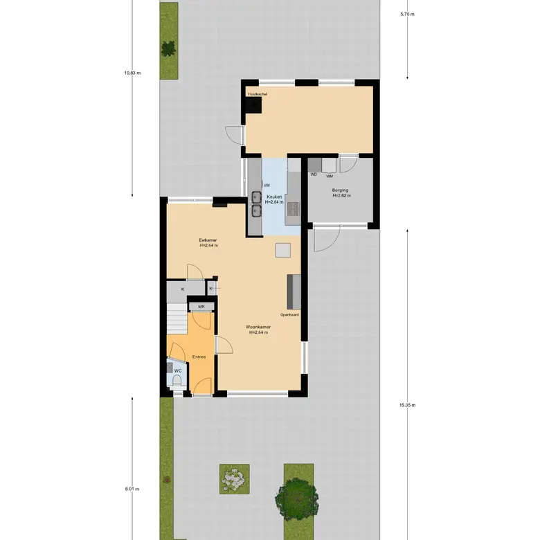 Plattegrond 7 van La Reinelaan 12