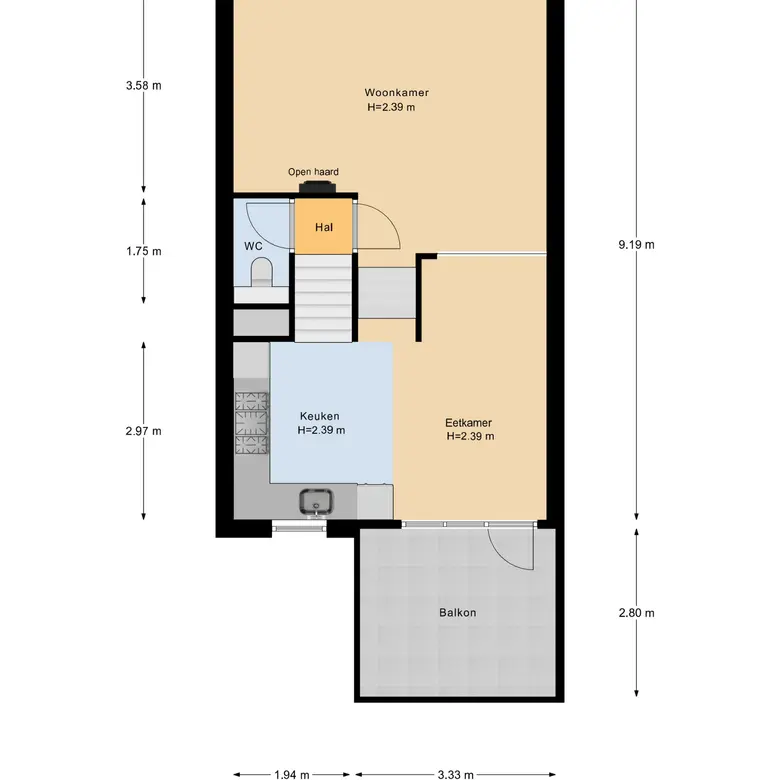 Plattegrond 3 van Brejeland 10