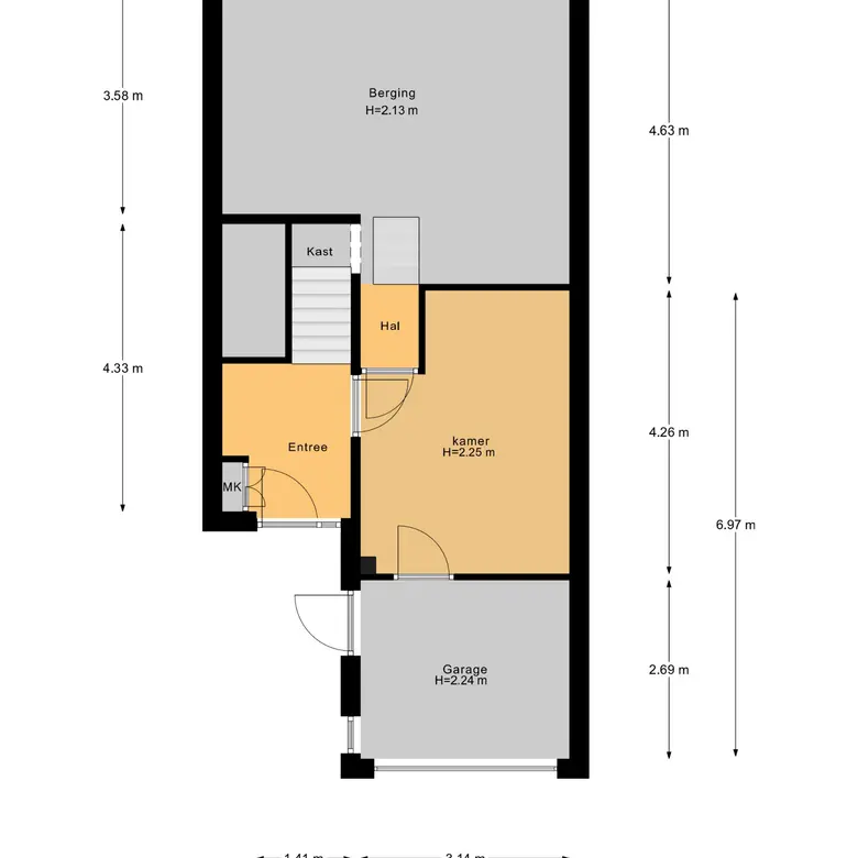 Plattegrond 1 van Brejeland 10