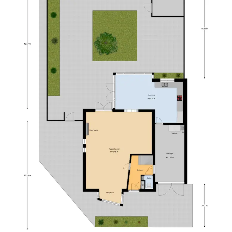 Plattegrond 1 van Stullenbaan 30