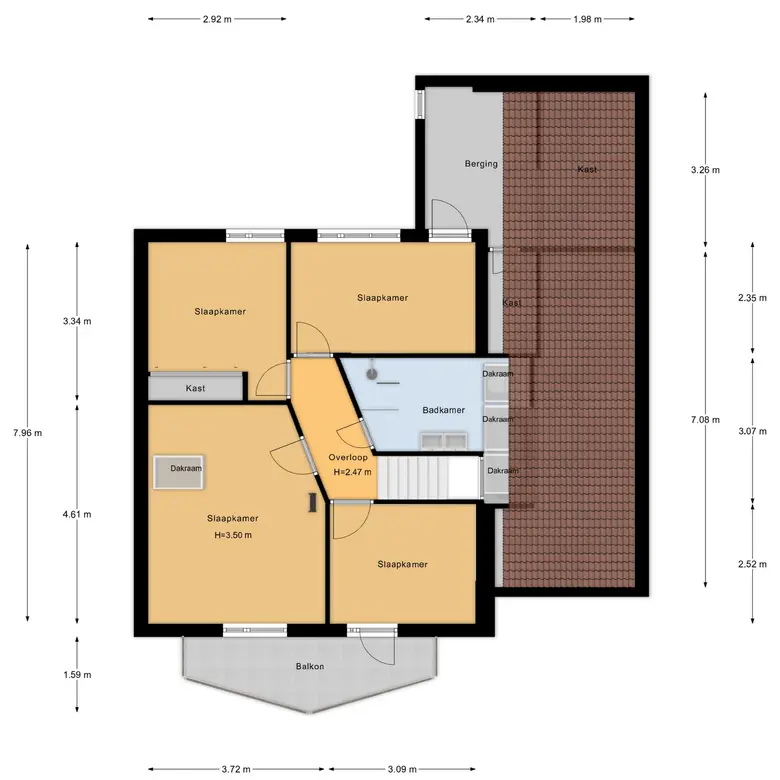 Plattegrond 5 van Stullenbaan 30