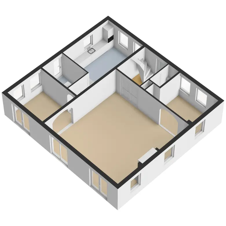 Plattegrond 2 van De Hout 96
