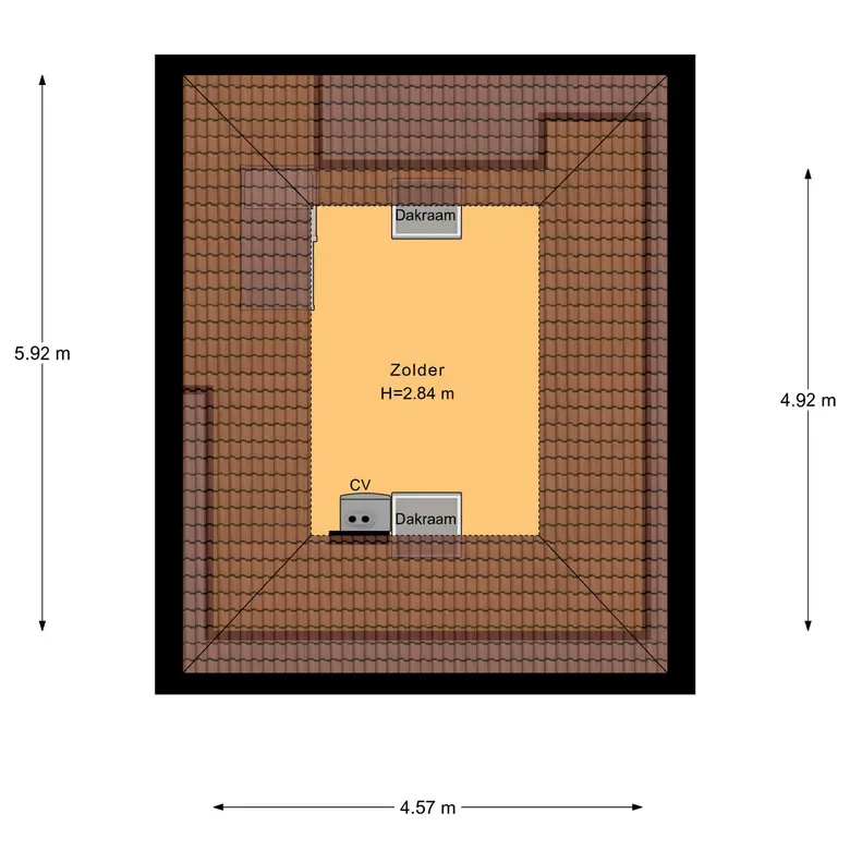 Plattegrond 5 van De Hout 96