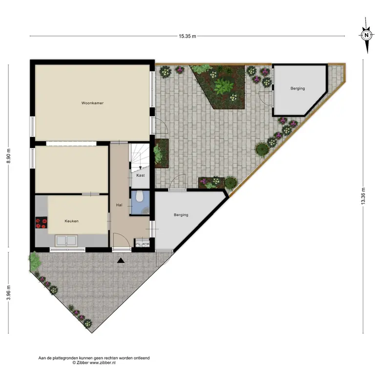 Plattegrond 1 van Gerard Brandtweg 121