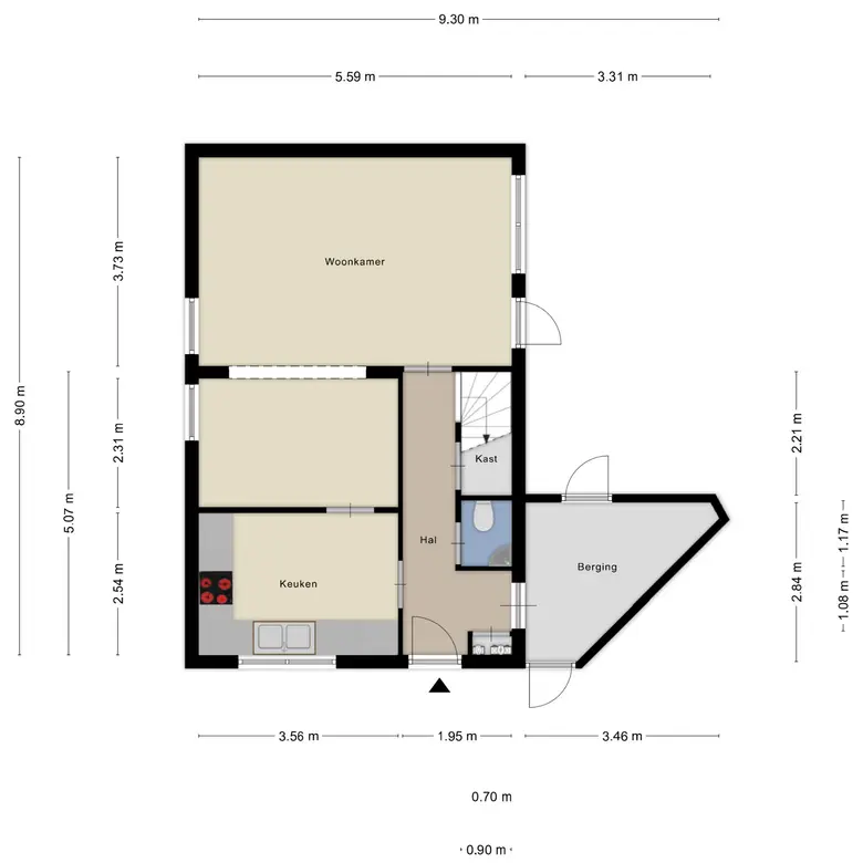 Plattegrond 2 van Gerard Brandtweg 121