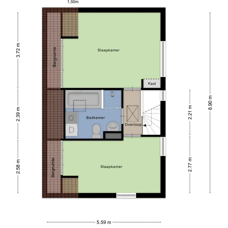 Plattegrond 3 van Gerard Brandtweg 121