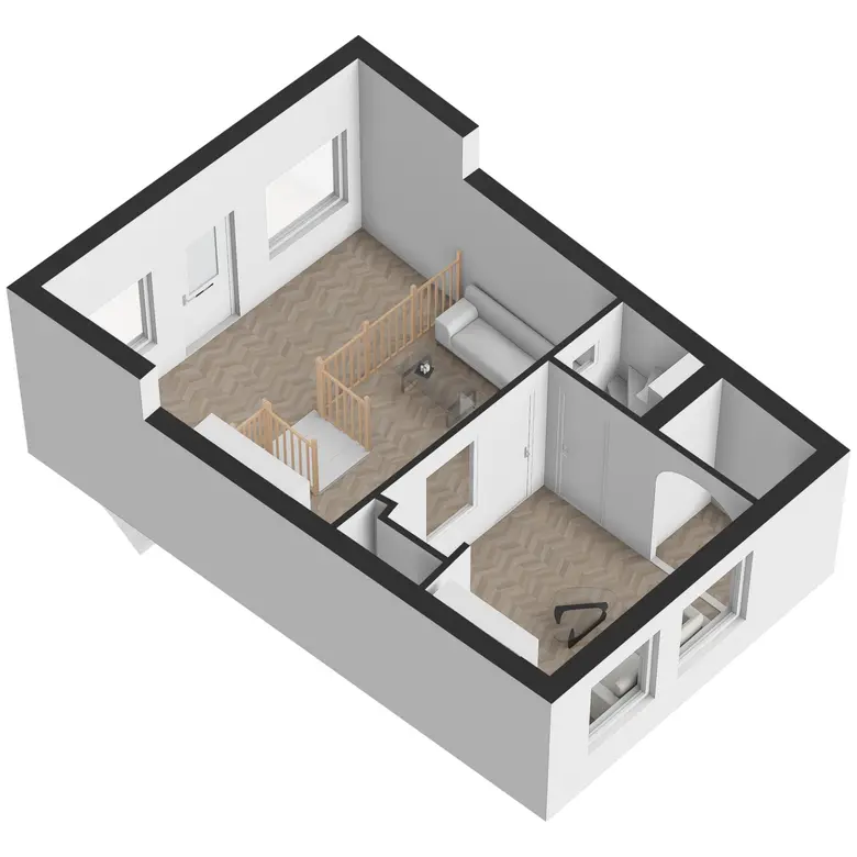 Plattegrond 2 van Zuiderspui 4