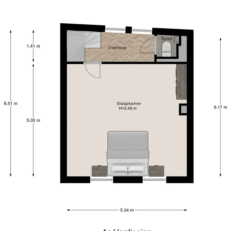 Plattegrond 5 van Zuiderspui 4