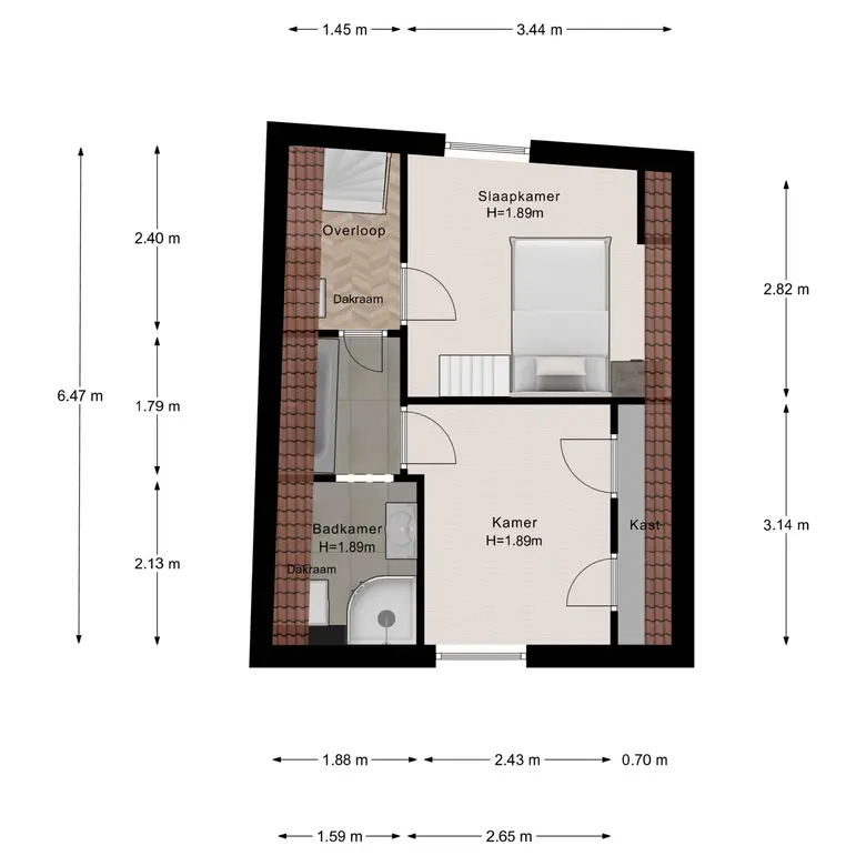Plattegrond 7 van Zuiderspui 4