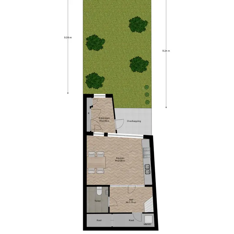 Plattegrond 11 van Zuiderspui 4