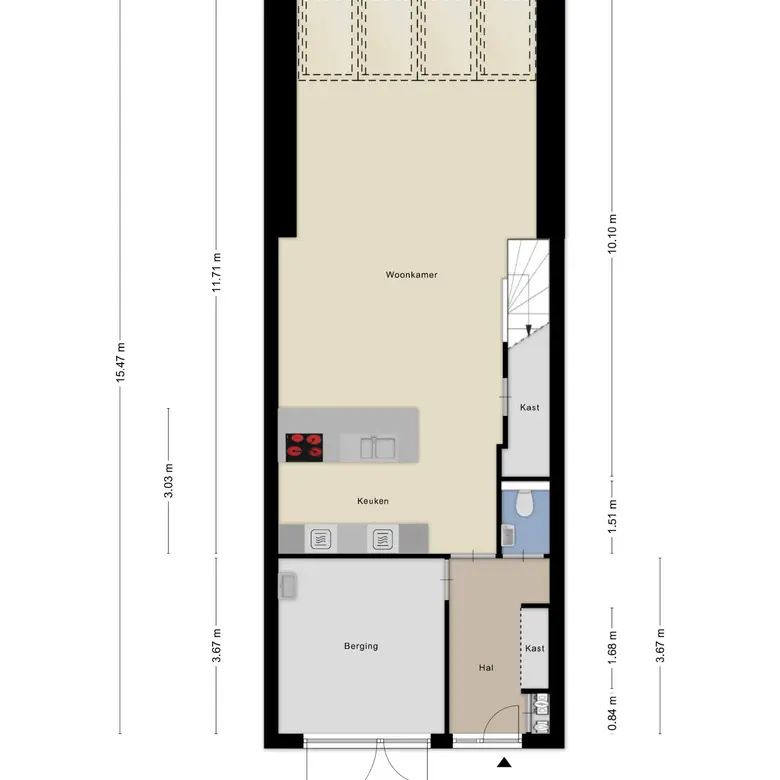 Plattegrond 1 van Waaigat 7