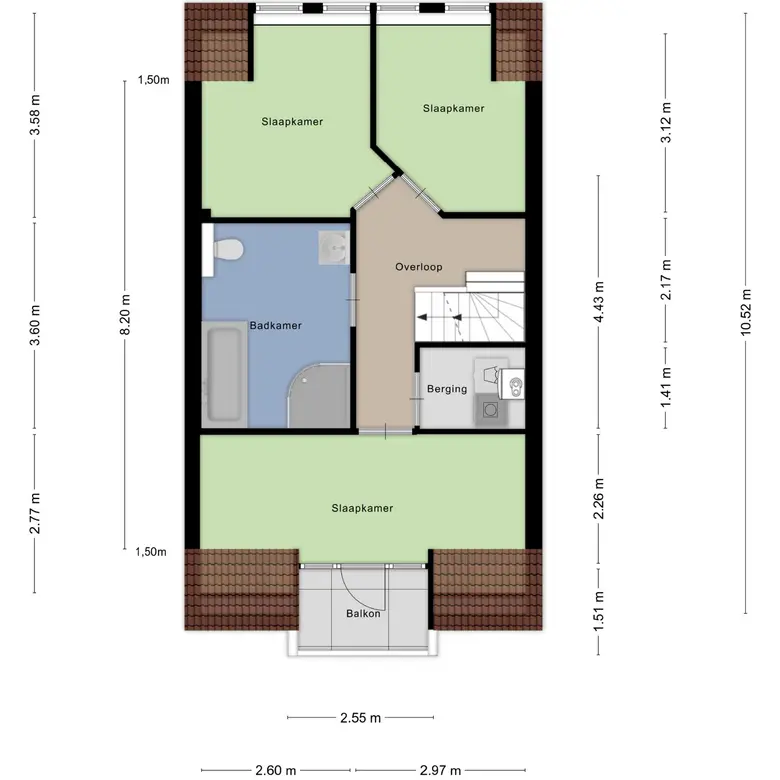Plattegrond 3 van Waaigat 7
