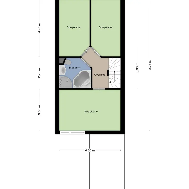 Plattegrond 2 van Leeuwerik 14