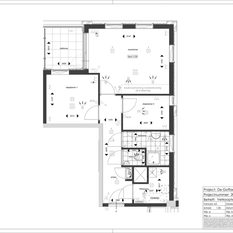 Plattegrond 1 van Bouwnummer 3.39