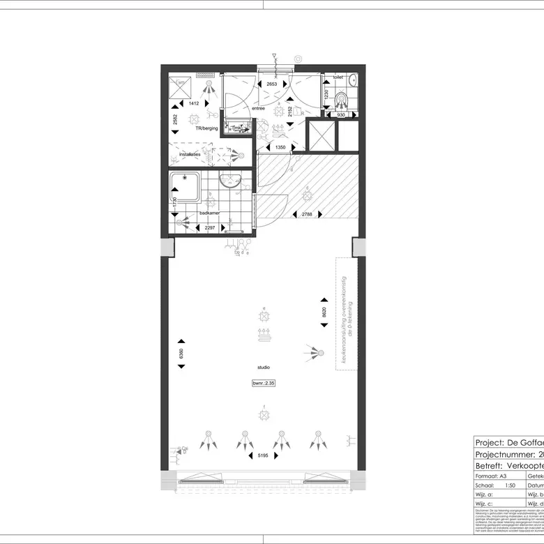 Plattegrond 1 van Bouwnummer 2.35