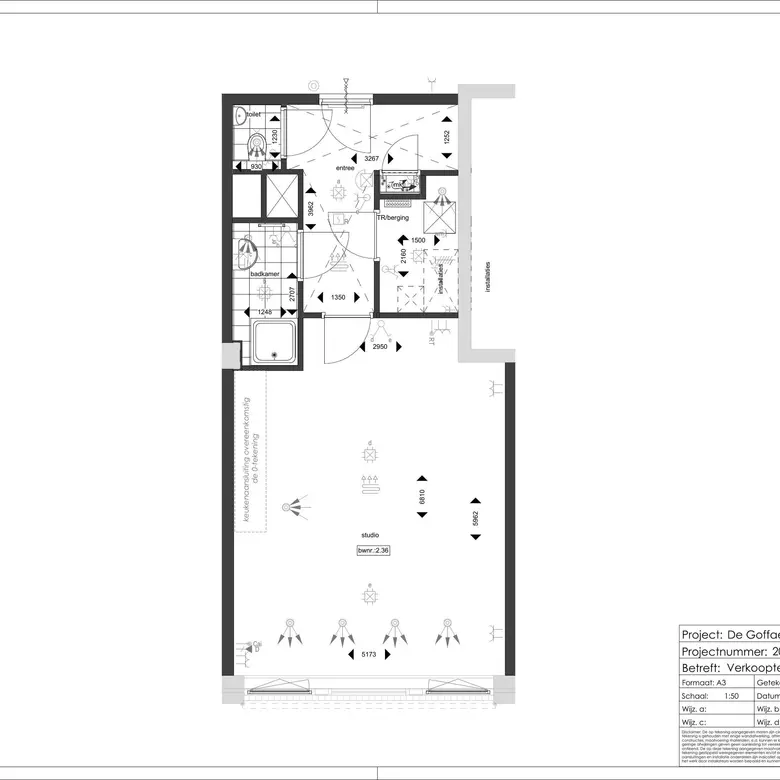 Plattegrond 1 van Bouwnummer 2.36