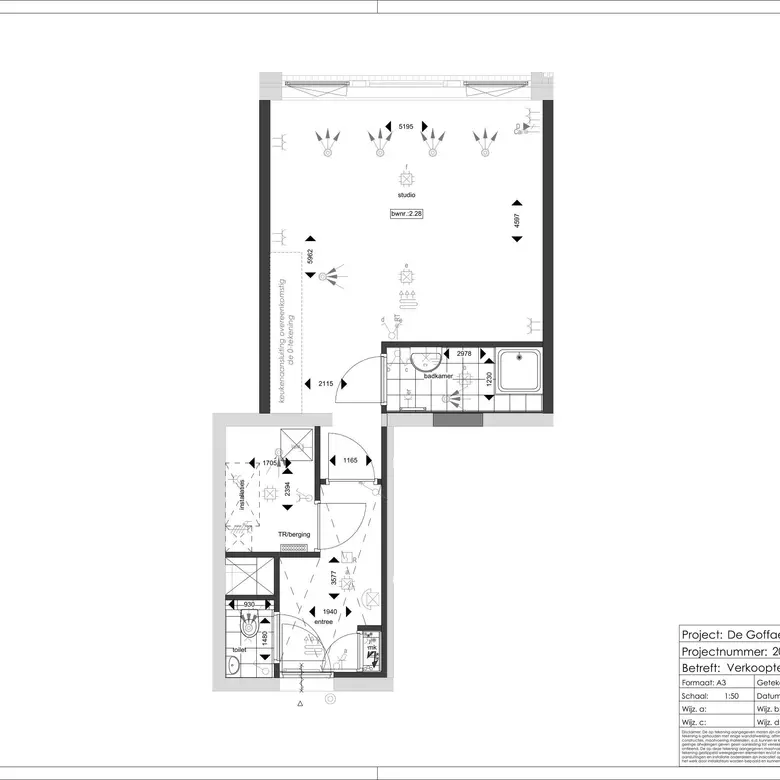 Plattegrond 1 van Bouwnummer 2.28