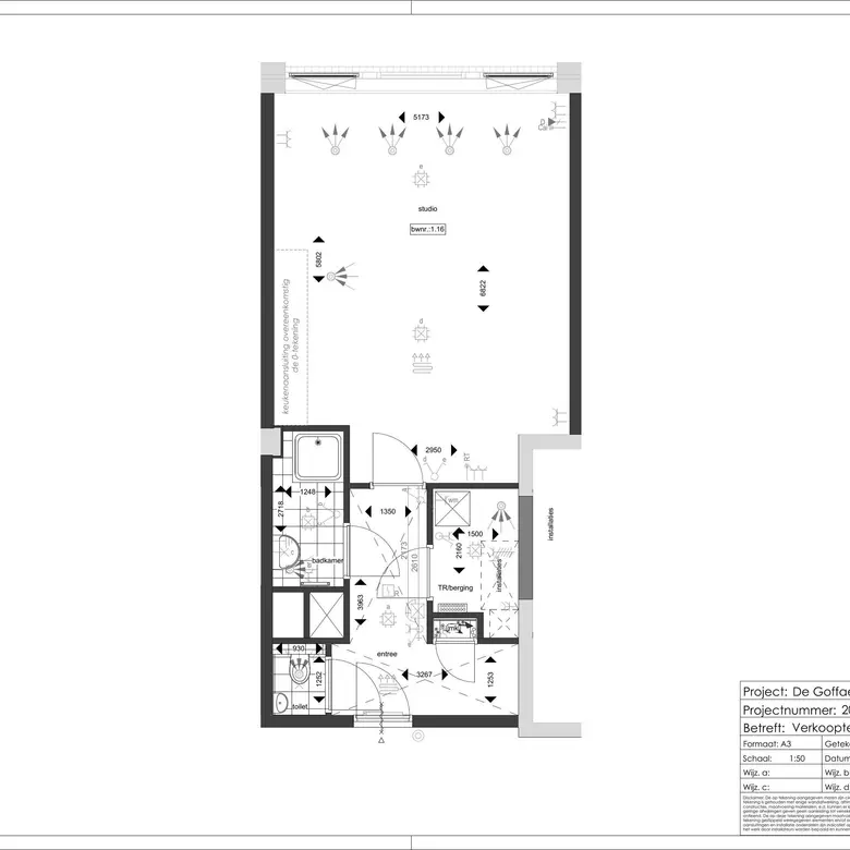 Plattegrond 1 van Bouwnummer 1.16