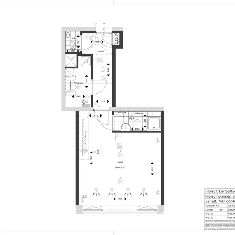 Plattegrond 1 van Bouwnummer 2.37