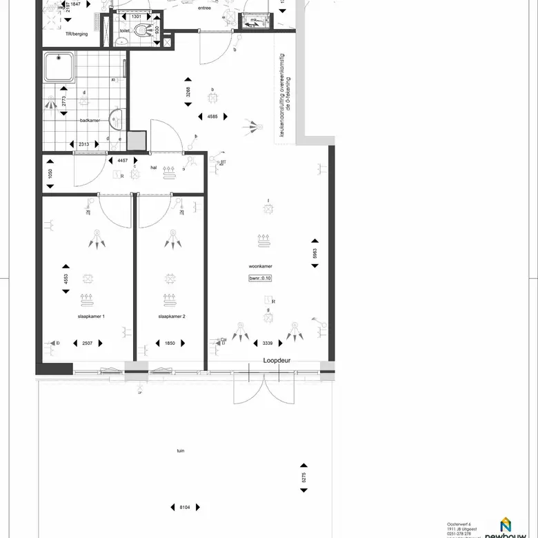 Plattegrond 1 van Bouwnummer 0.10