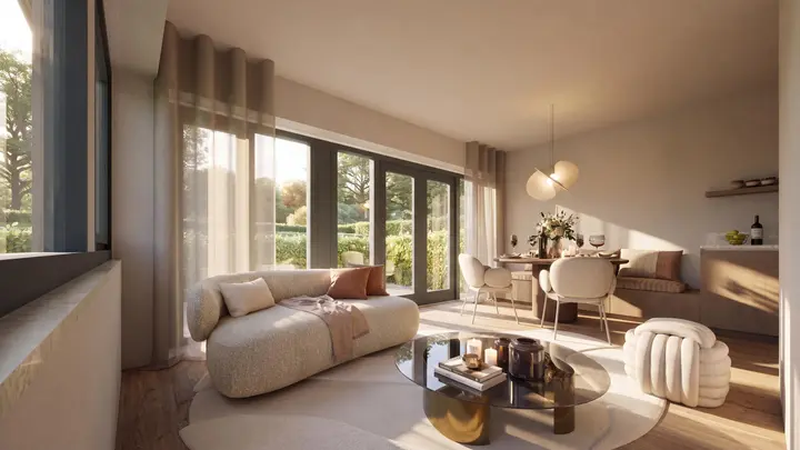 Tweekamerappartement royaal