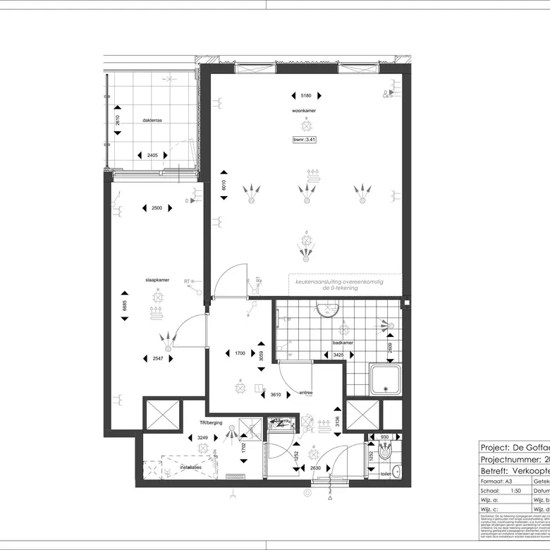 Plattegrond 1 van Bouwnummer 3.41