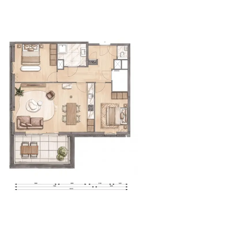 Plattegrond 1 van Bouwnummer 4.50