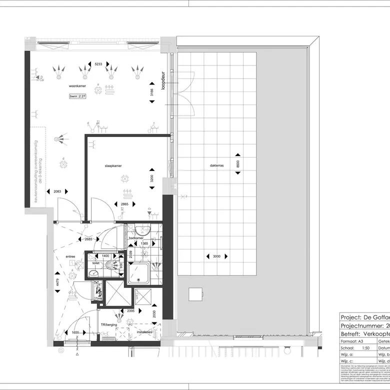Plattegrond 1 van Bouwnummer 2.27