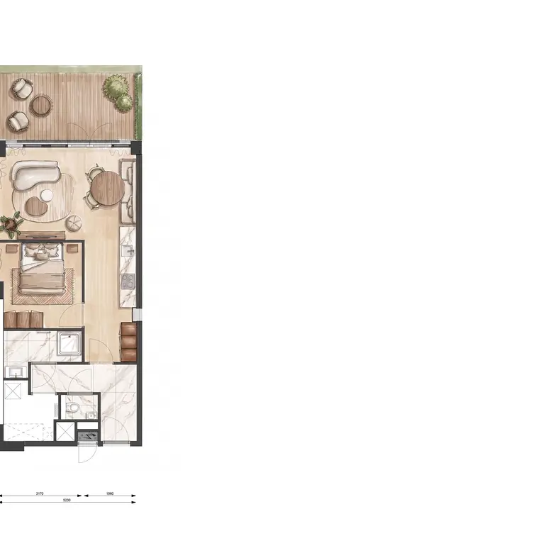 Plattegrond 1 van Bouwnummer 0.06