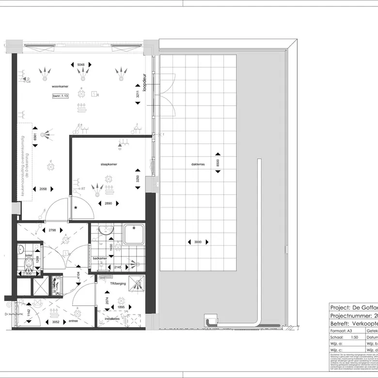 Plattegrond 1 van Bouwnummer 1.13