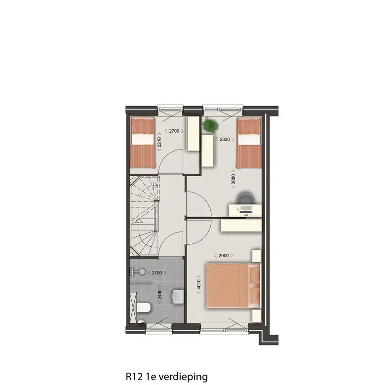 Plattegrond 2 van Bouwnummer 152