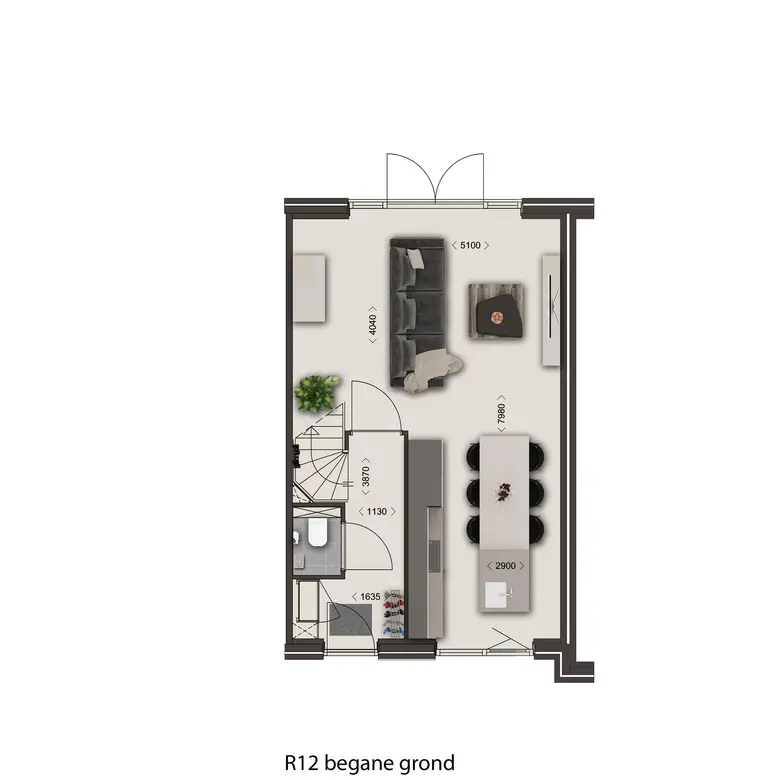 Plattegrond 1 van Bouwnummer 151