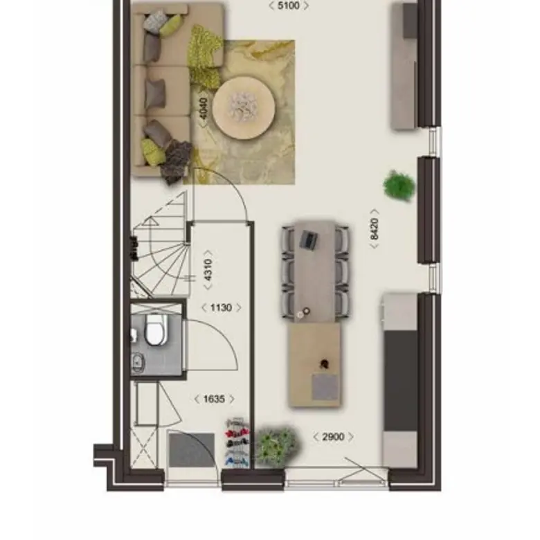 Plattegrond 1 van Bouwnummer 158