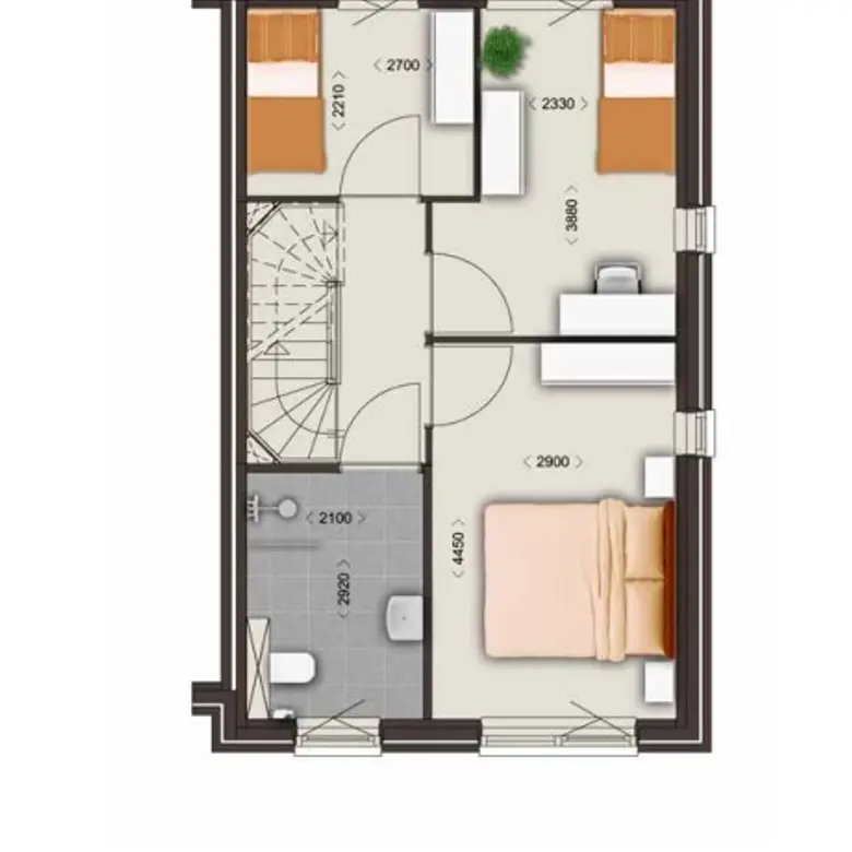 Plattegrond 2 van Bouwnummer 158