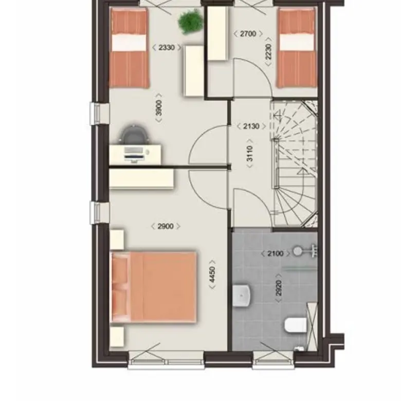 Plattegrond 2 van Bouwnummer 154