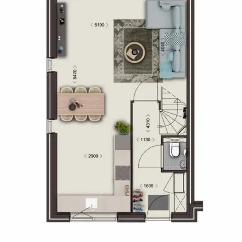 Plattegrond 1 van Bouwnummer 154