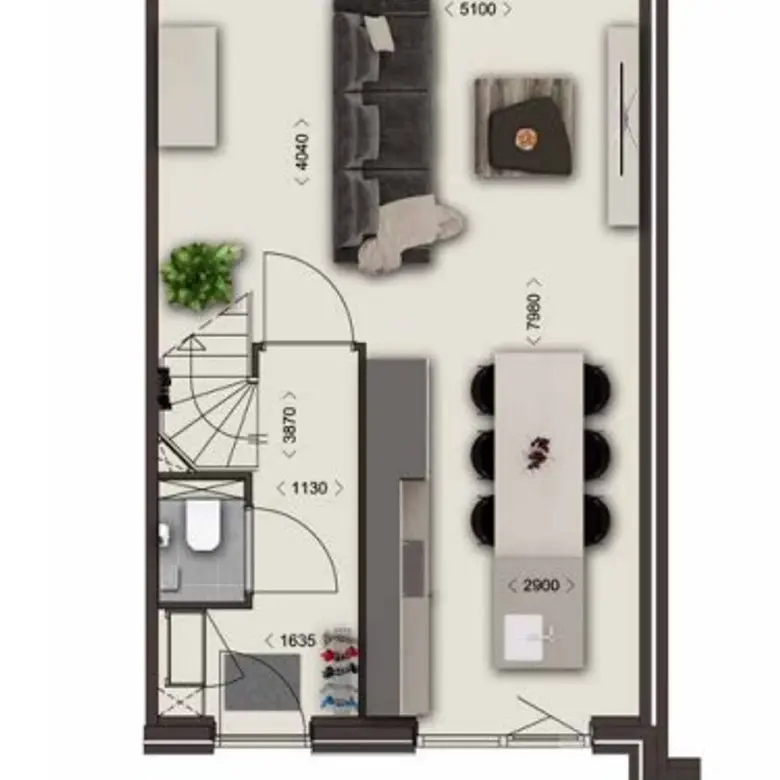 Plattegrond 1 van Bouwnummer 155