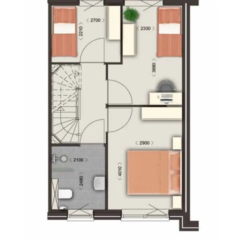 Plattegrond 2 van Bouwnummer 155