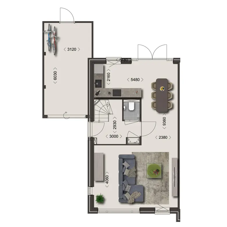 Plattegrond 2 van Bouwnummer 123