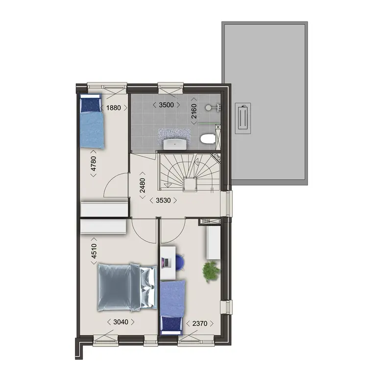 Plattegrond 2 van Bouwnummer 131