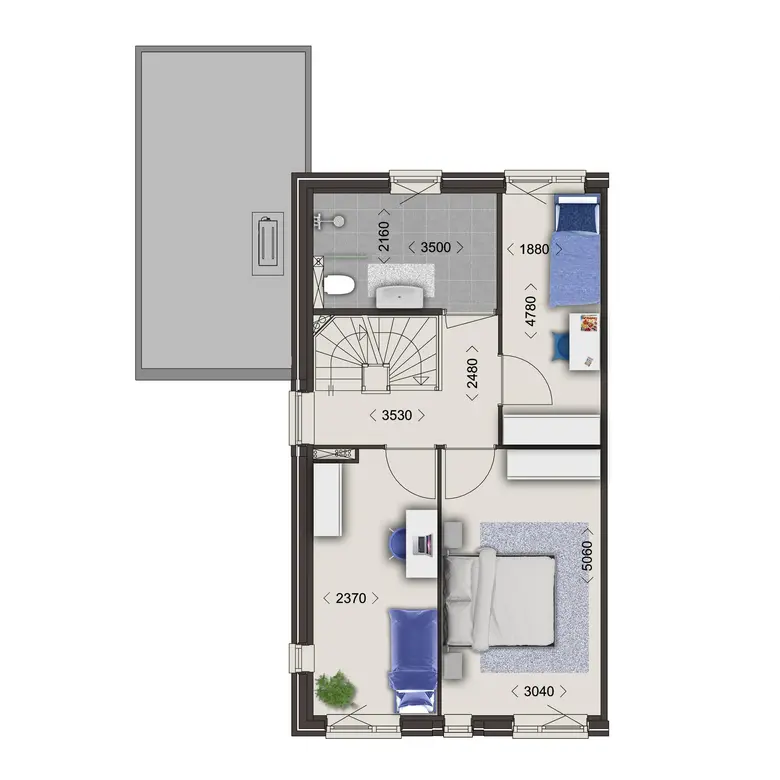 Plattegrond 1 van Bouwnummer 125