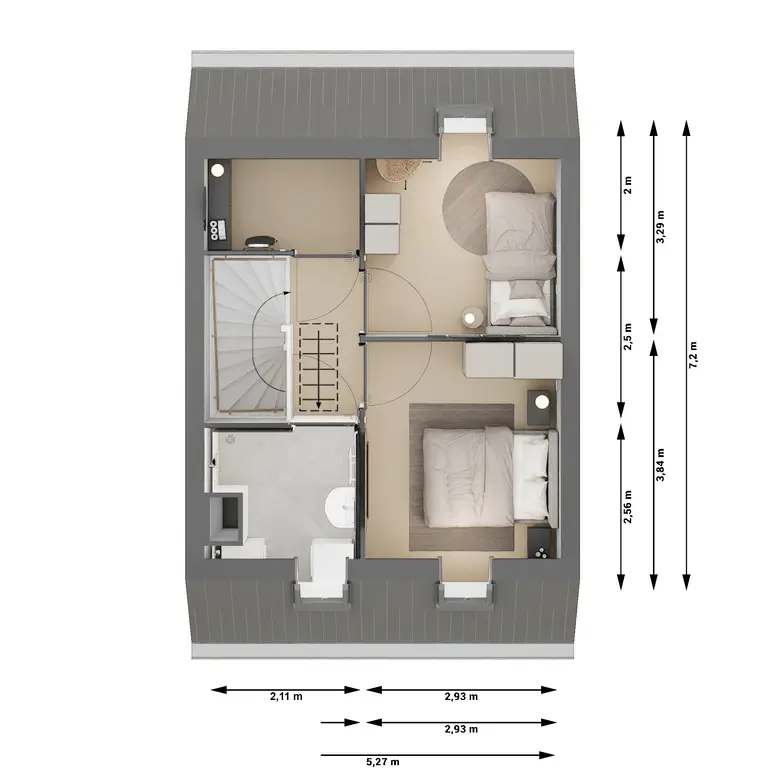 Plattegrond 1 van Bouwnummer 53