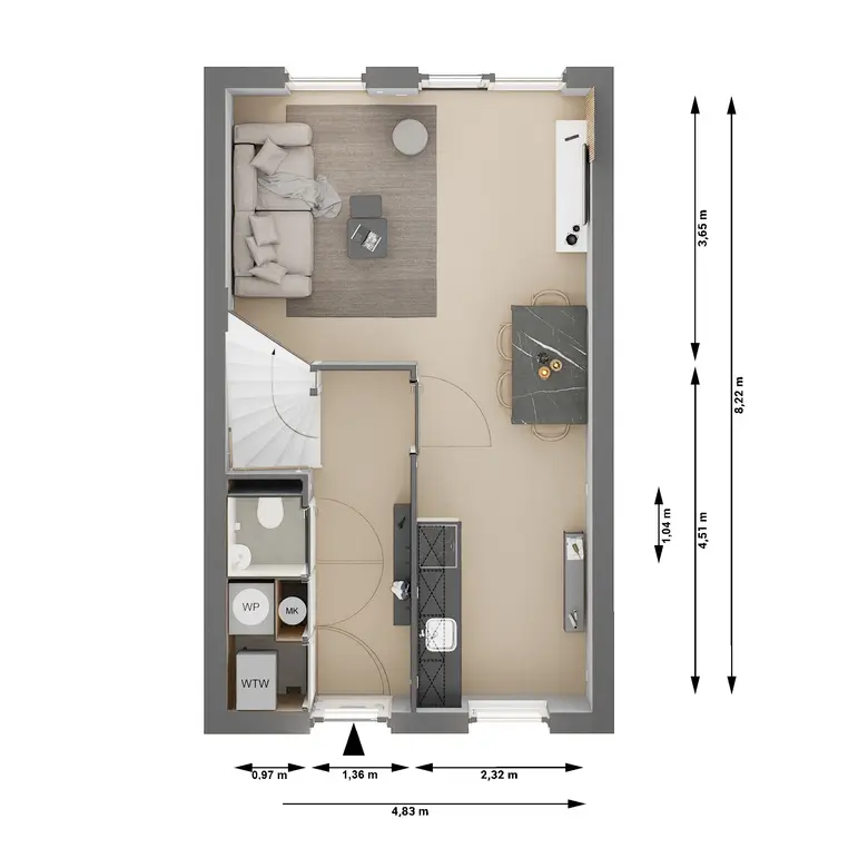 Plattegrond 2 van Bouwnummer 48