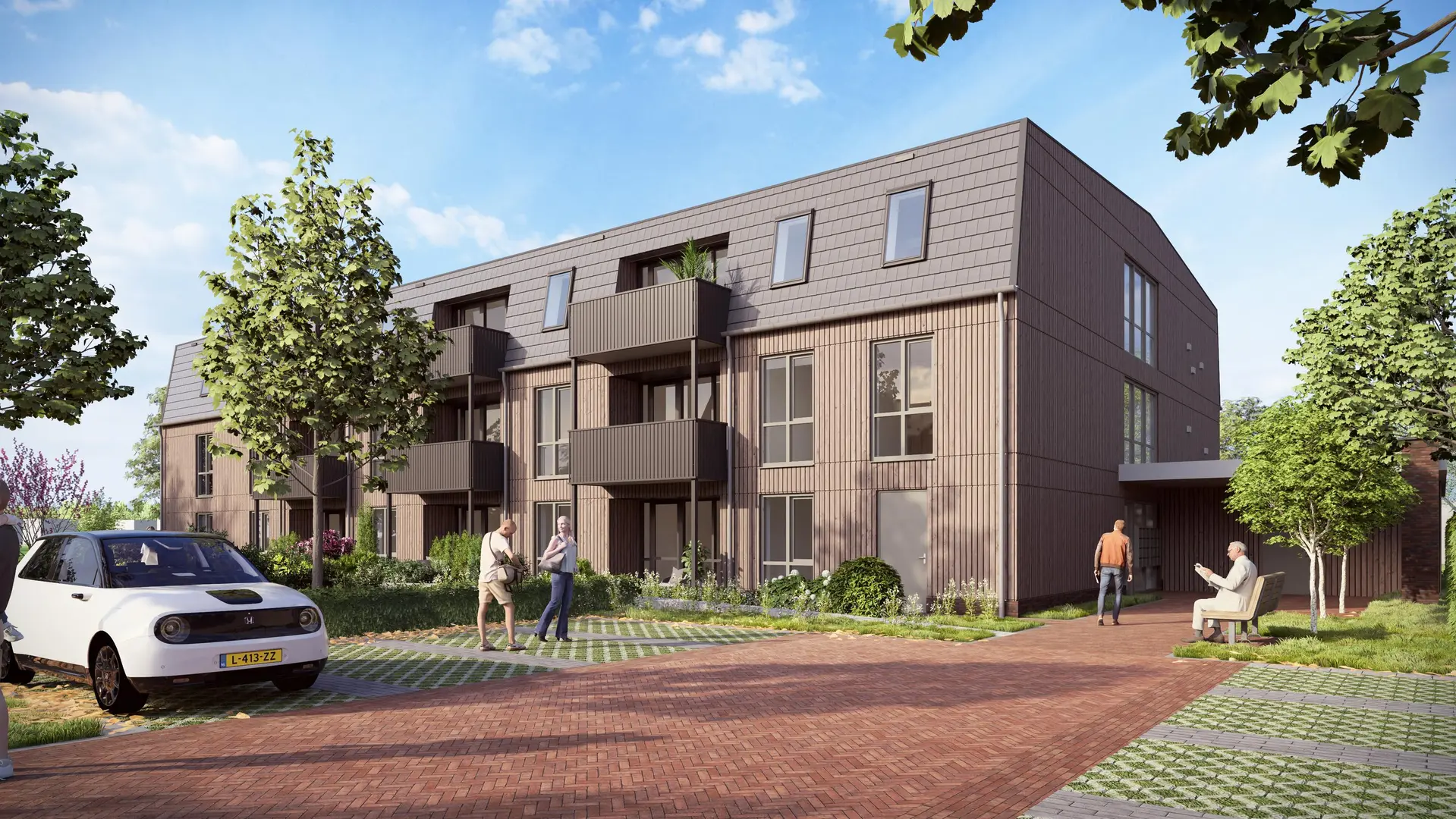 Lidwina plantsoen in Spanbroek