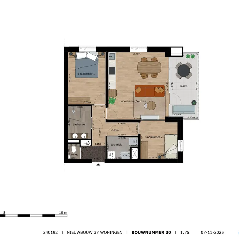 Plattegrond 1 van Bouwnummer 30