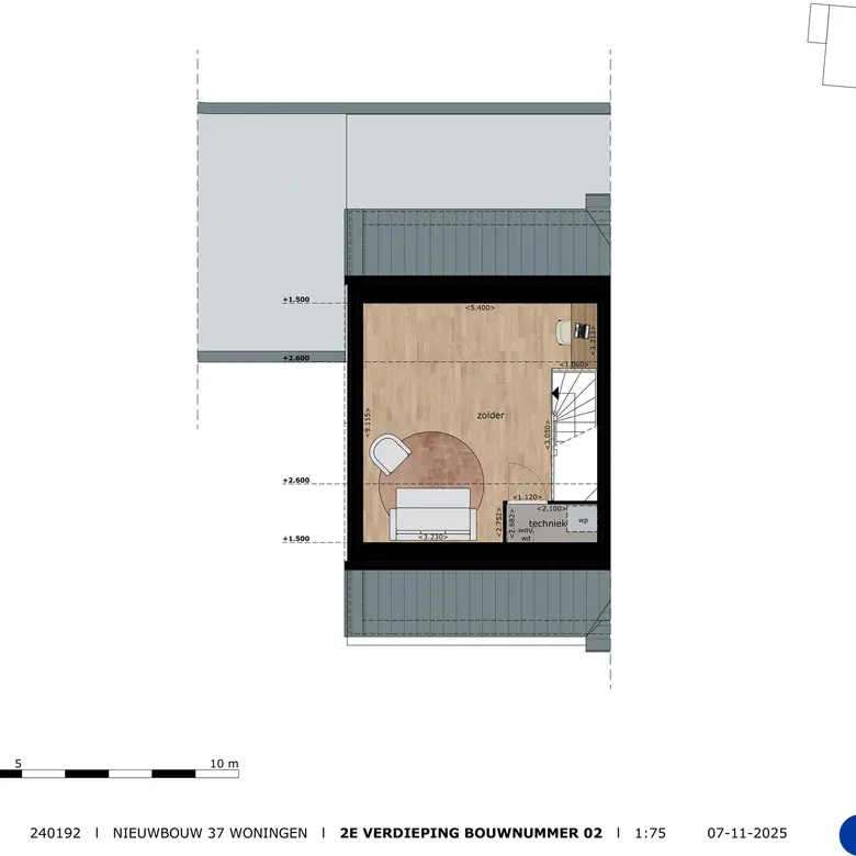 Plattegrond 3 van Bouwnummer 2