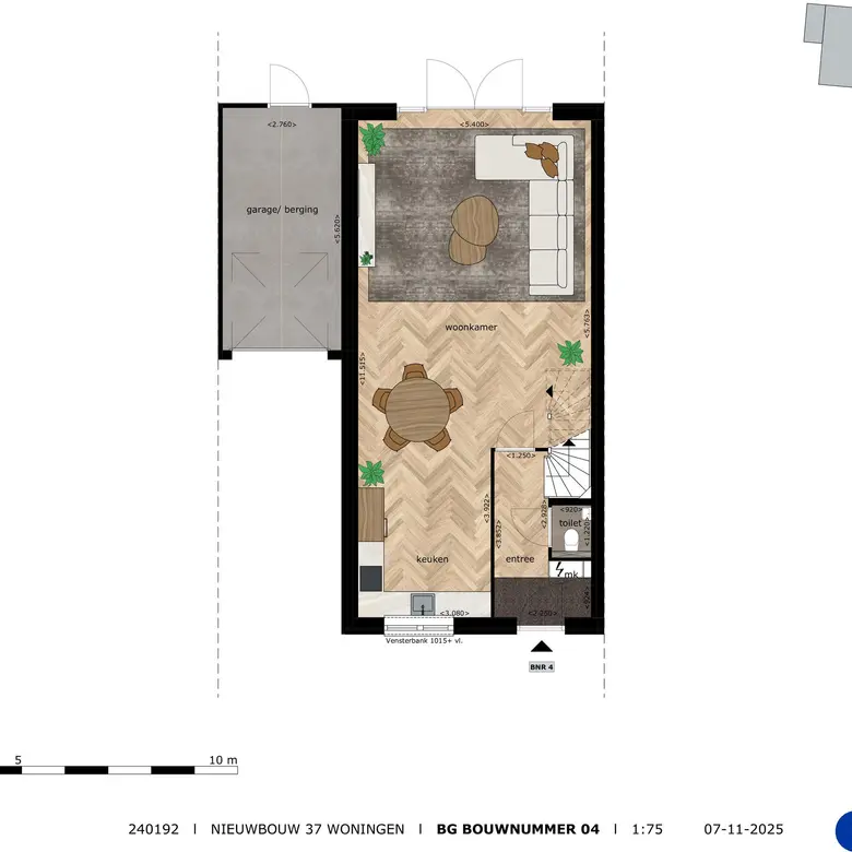Plattegrond 1 van Bouwnummer 4