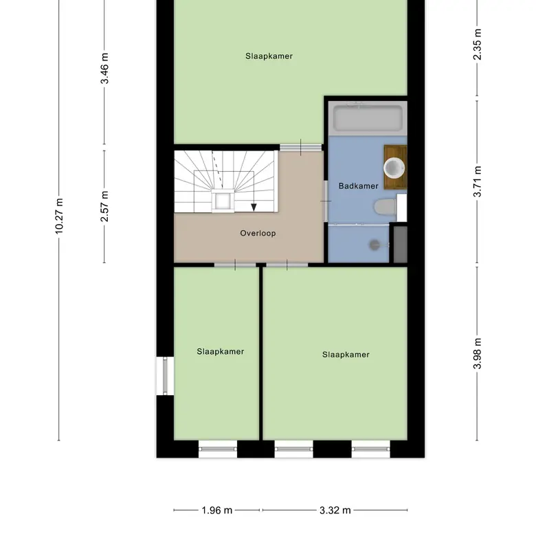 Plattegrond 3 van Koolmeesstraat 7