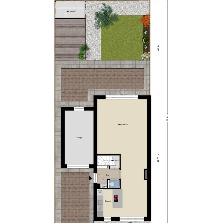 Plattegrond 1 van Koolmeesstraat 7
