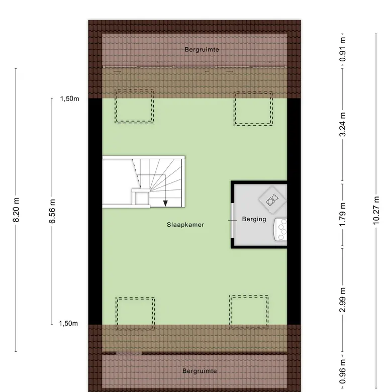 Plattegrond 4 van Koolmeesstraat 7